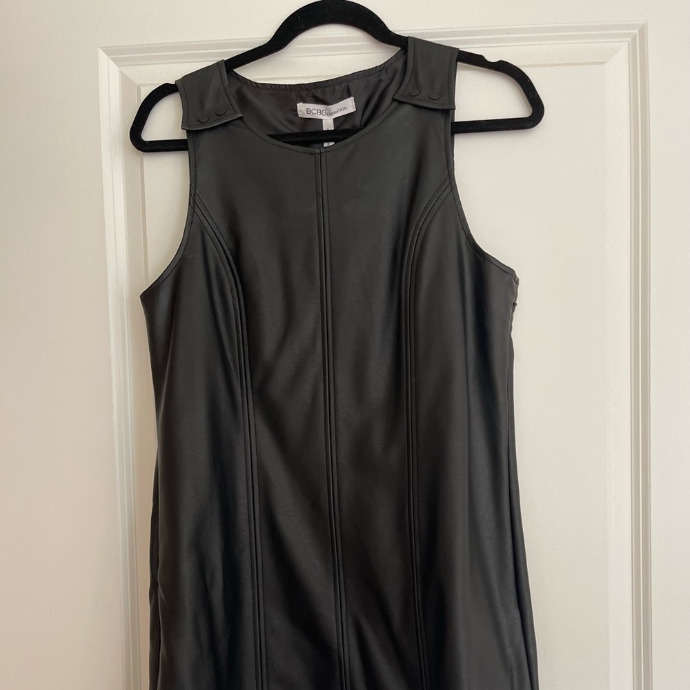BCBG Generation Faux leather dress
